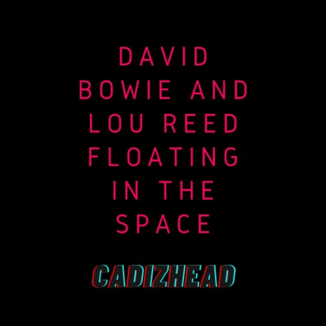 David Bowie And Lou Reed Floating in the Space