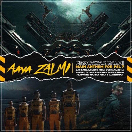 Aaya Zalmi (Peshawar Zalmi Main Anthem for PSL 7) ft. Zoha Zuberi, Black Hour, Ali Mustafa, Zara Madani & Sunny Khan Durrani | Boomplay Music