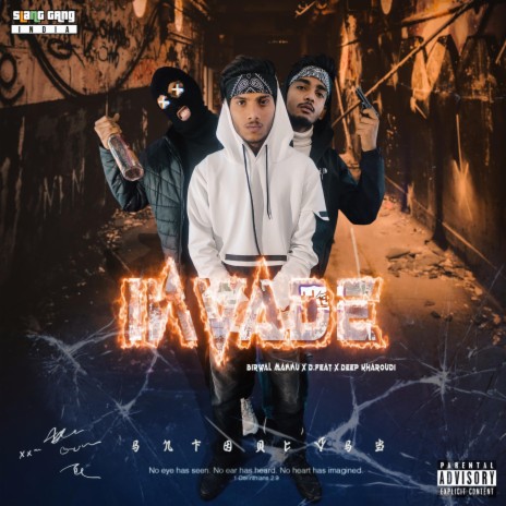 Invade ft. Birwal Mannu, Deep Kharoudi & D Feat | Boomplay Music