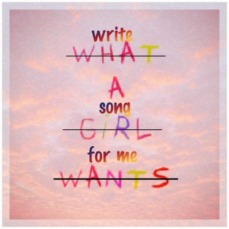 write a song for me | Boomplay Music