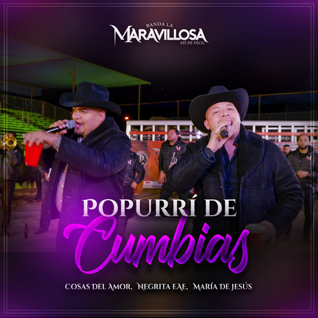 Popurrí De Cumbias: Cosas Del Amor / Negrita EAE / María de Jesús (En Vivo) | Boomplay Music