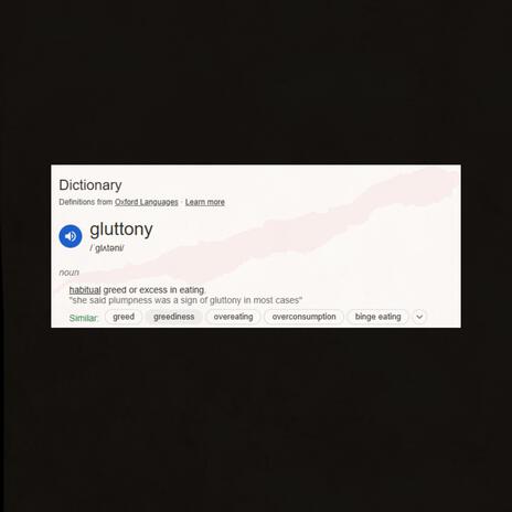 Gluttony | Boomplay Music