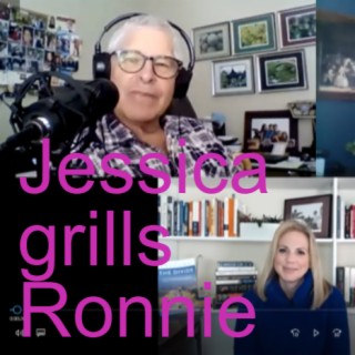 Ronnie gets grilled by special co-host Jessica "The Reporter" Stone