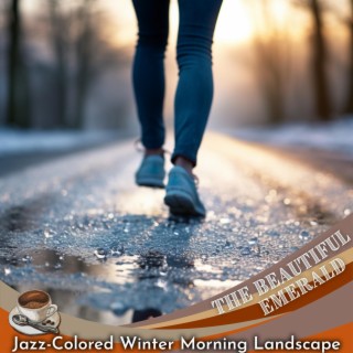 Jazz-colored Winter Morning Landscape