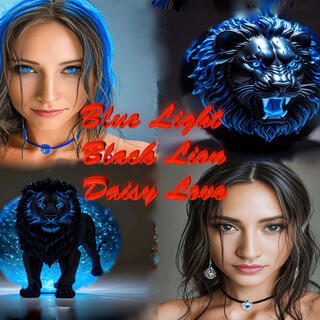 Blue Light Black Lion