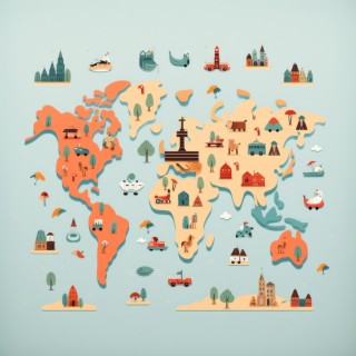 Drawing a World Map - A Lofi Journey