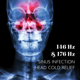 146 Hz & 176 Hz Sinus Infection Head Cold Relief: Best Antibiotic Get Rid of a Cold & Sinus Infection Fast, Super Deep Sine Tone Amplitude 1