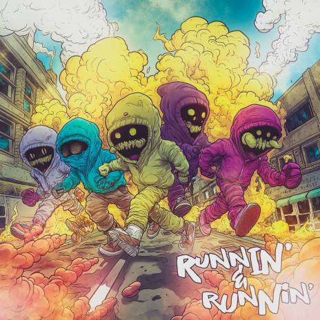 Runnin' & runnin' ft. Johnny ConCepTz, Trip B, Dtaylz the Profit & ALLCAPSKANE | Boomplay Music