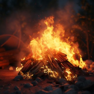 Flame Meditation: Warm Fire Ambient Harmonies