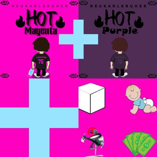 Hot Magenta x Hot Purple