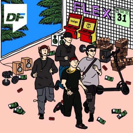 flex (Prod. By GIRIBOY) ft. Kid Milli, NO:EL & Swings | Boomplay Music