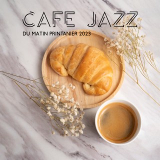 Café jazz du matin printanier 2023: Musique lente de bossa nova avec vagues de l'océan pour le travail, Étude, Restauration et détente