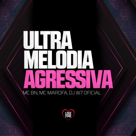 Ultra Melodia Agressiva ft. Mc Marofa, DJ W7 OFICIAL & Love Funk | Boomplay Music