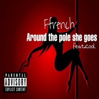 Around the pole she goes