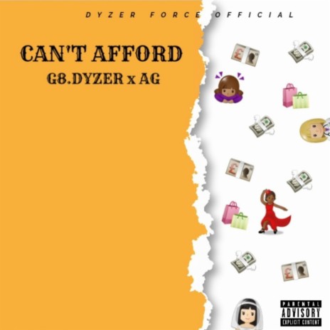 Can't Afford ft. AG | Boomplay Music