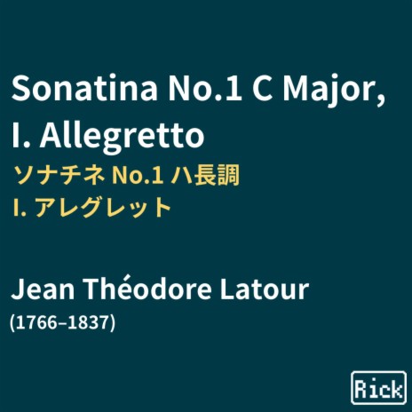 Sonatina No.1 C Major, I. Allegretto (Live at Steinway Piano Gallery, Austin) (Live) | Boomplay Music