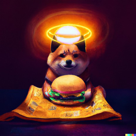 Shiba eating burger | Boomplay Music