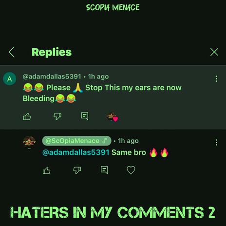 HATERS IN MY COMMENTS 2 (Sped Up) | Boomplay Music