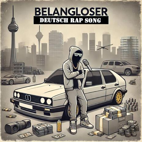 Belangloser deutschrap Song ft. Vince Voltage | Boomplay Music