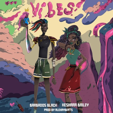 Vibes ft. Keshara Bailey | Boomplay Music