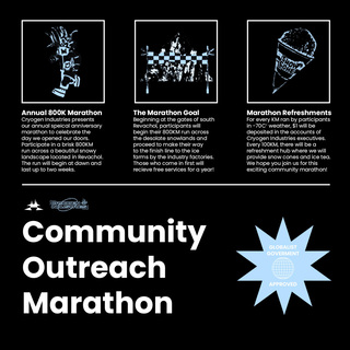 Cryogen Community Outreach Marathon ft. novosk lyrics | Boomplay Music