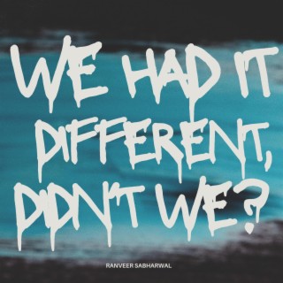 WE HAD IT DIFFERENT, DIDN'T WE? lyrics | Boomplay Music