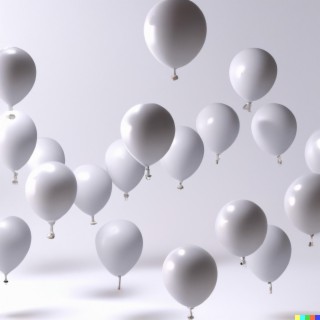 Chasing white balloons