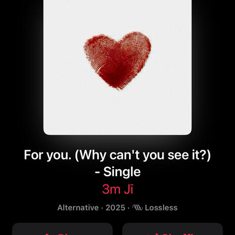 For you. (Why can't you see it?) ft. Craig.wav | Boomplay Music