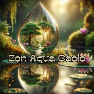 Zen Aqua Oasis: Relaxing Zen Music with Water Sounds, Ethereal Serenity Ambiance