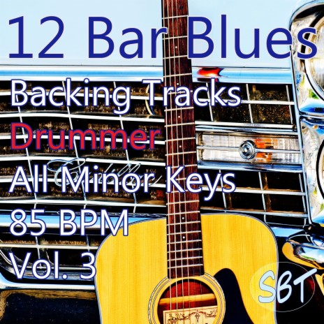 12 Bar Blues Drum Backing Track in A Minor 85 BPM, Vol. 3 | Boomplay Music
