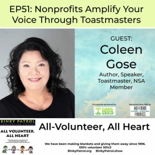 EP51: Nonprofits Amplify Your Voice Through Toastmasters