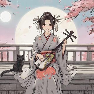 Moonlit Shamisen Serenade