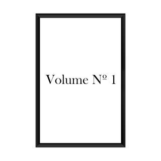 Volume No. 1