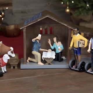 Plastic Nativity Scenes