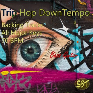 Trip Hop DownTempo Bass Guitar Backing Tracks, All Major Keys, 70 BPM, Vol. 1