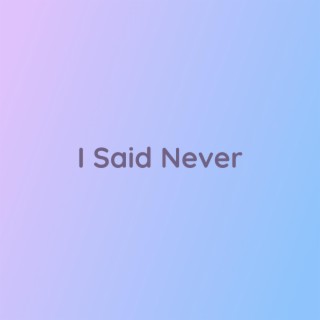 I Said Never