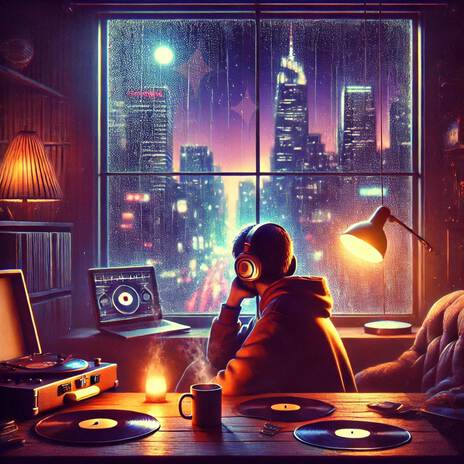 Night Time Bright Lights ft. LOFI Study & Rooftop Chillout