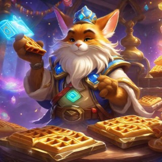 Rpg cat eating waffles