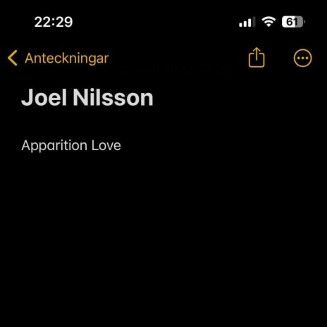 Apparition Love | Boomplay Music