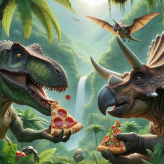 Dino pizza party 2