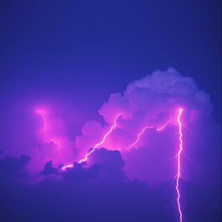 Purple lightning