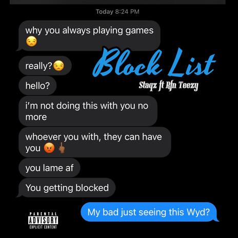 Blocklist ft. Rfn Teezy | Boomplay Music