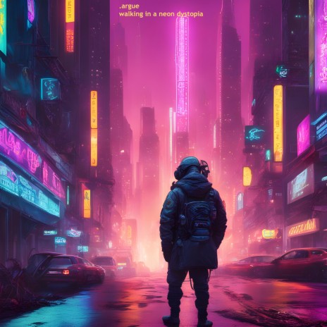 walking in a neon dystopia | Boomplay Music