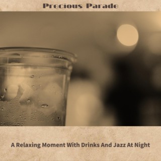 A Relaxing Moment with Drinks and Jazz at Night