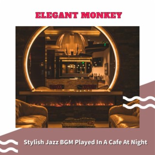 Stylish Jazz Bgm Played in a Cafe at Night
