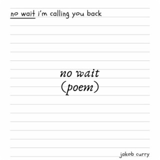 no wait (poem)