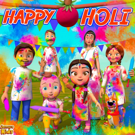 Holi Ayi Re | Rang Birangi Holi Aayi | Holi Hai | Hindi Nursery Rhyme