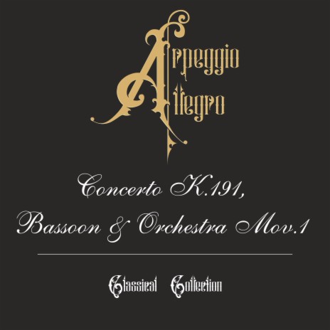 Concerto K.191,for bassoon & orchestra mov 1 | Boomplay Music