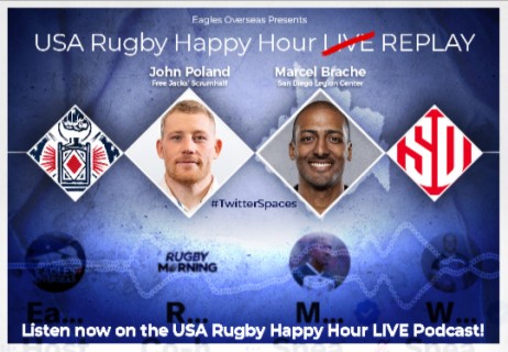 USA Rugby Happy Hour LIVE | San Diego Legion’s Marcel Brache | Feb. 22, 2023