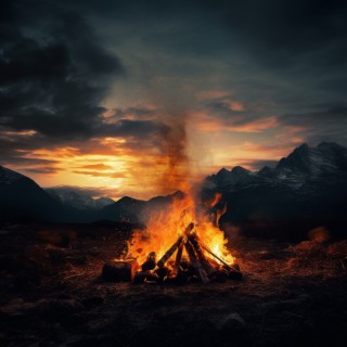 Cats' Cozy Fire: Gentle Crackling Sounds for Comfort